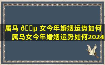 属马 🌵 女今年婚姻运势如何（属马女今年婚姻运势如何2024年）